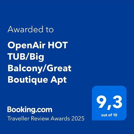 Openair Hot Tub/Big Balcony/Great Boutique Apt Ateny Zewnętrze zdjęcie